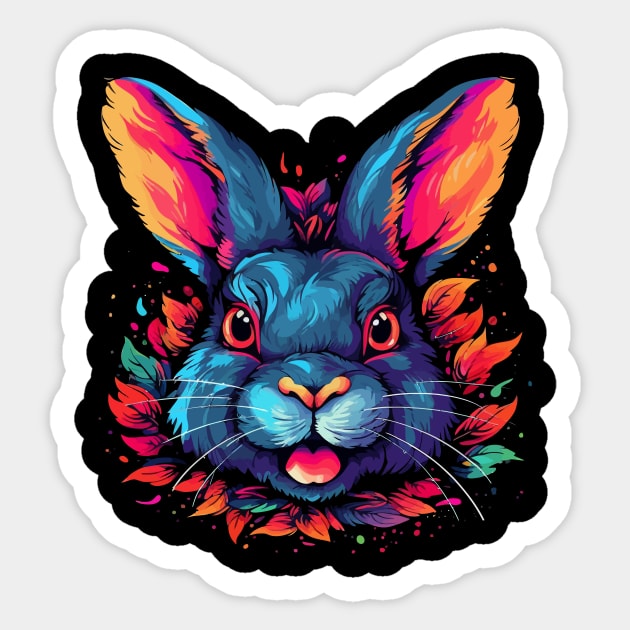 Rabbit Smiling Sticker by JH Mart